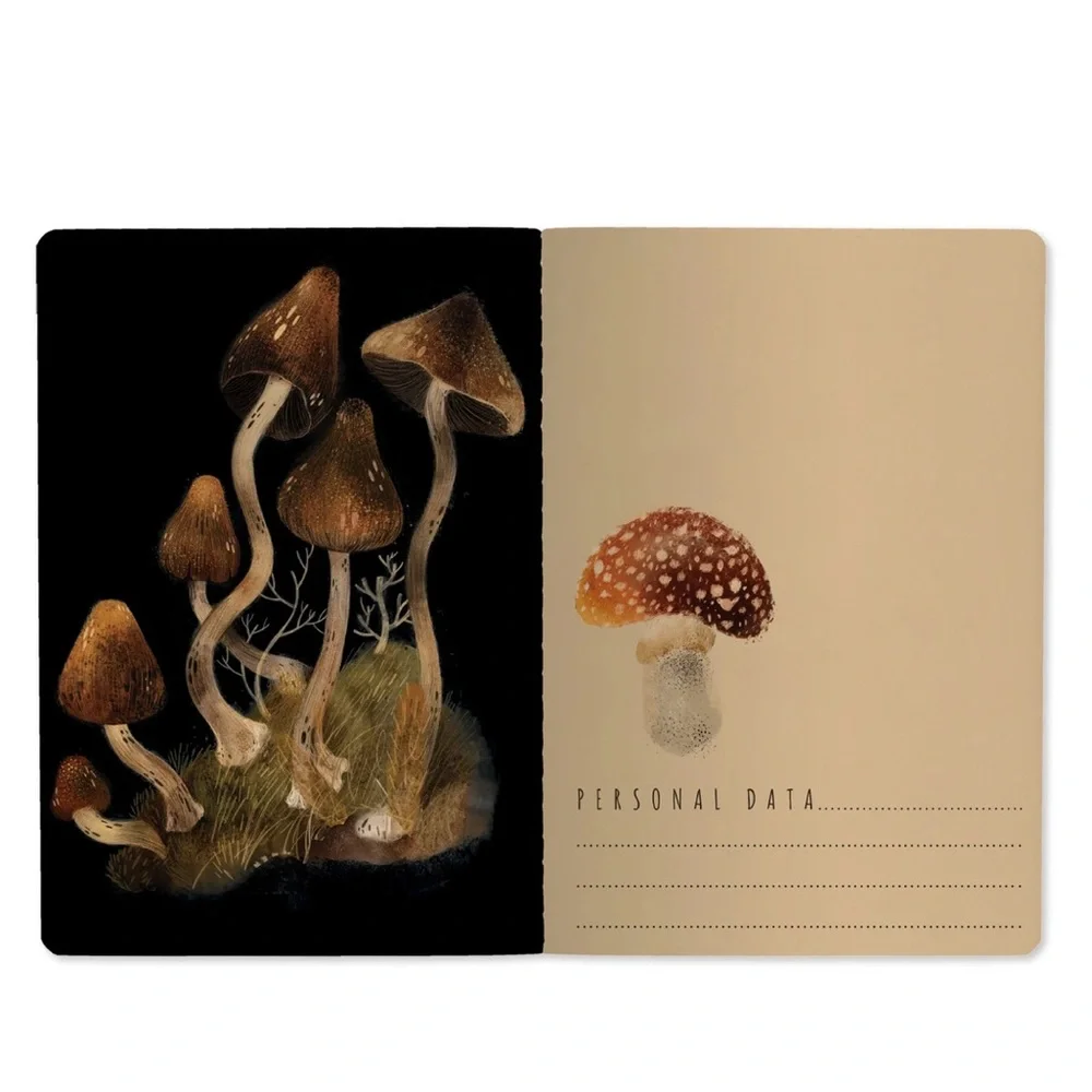 Set of 2 Gorgeous Gold Foil Detailed Soft Touch Notebook Journals - lovely gift!